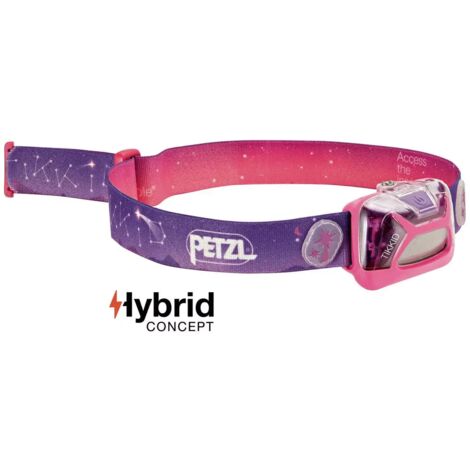 Lampada frontale rosa Petzl Tikkid