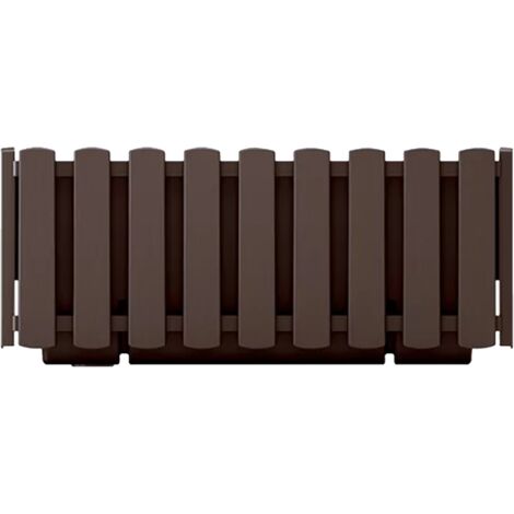 Maceta para balcón Boardee Fencycase 600 Marrón