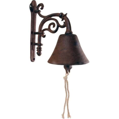 Campana de hierro fundido Flor