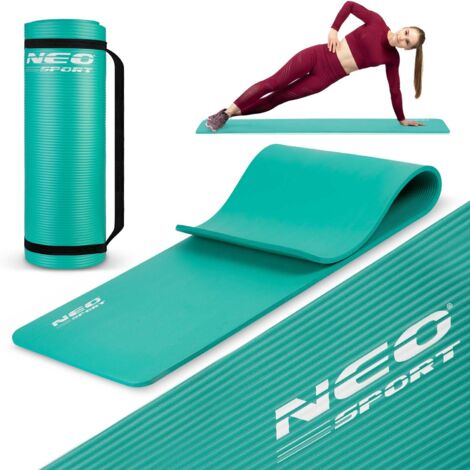 Esterilla de ejercicio gruesa de 183 x 60 cm Neo-Sport - 192301 turquesa (1/5)