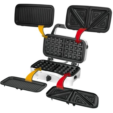 Plancha para gofres 3 en 1 MPM MOP-33 1200 W (1/5)