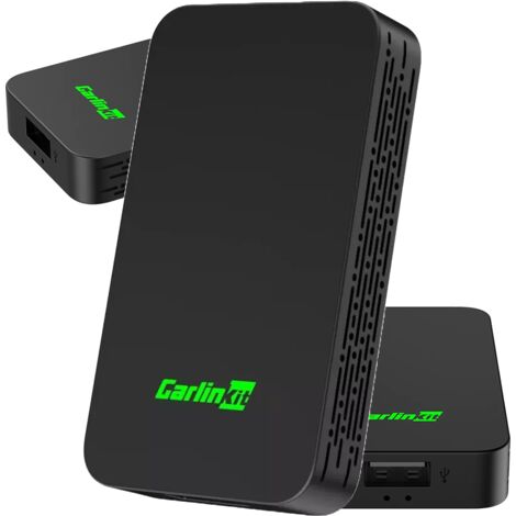 Adaptador inalámbrico Carlinkit 2AIR para Apple CarPlay/Android Auto (negro) (1/5)