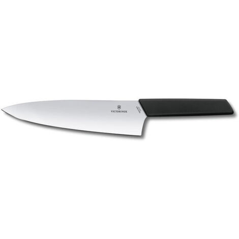 Cuchillo de chef, hoja ancha, 20 cm, negro Victorinox 6.9013.20B (1/4)