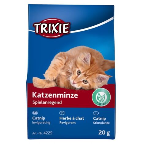 Juguete atrayente para gatos Trixie, 20 g, a base de hierba gatera seca. (1/3)