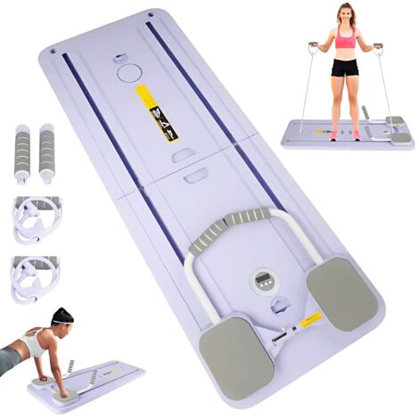 TABLA DE PILATES, REFORMADOR DE EJERCICIOS, COLCHONETA DE PILATES, BANDAS DE RESISTENCIA, TEMPORIZADOR [REFORMER2]