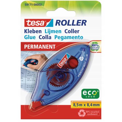 Cinta adhesiva de oficina y escolar para papel tesa, desechable, 8,5 m x 8,4 mm (1/2)