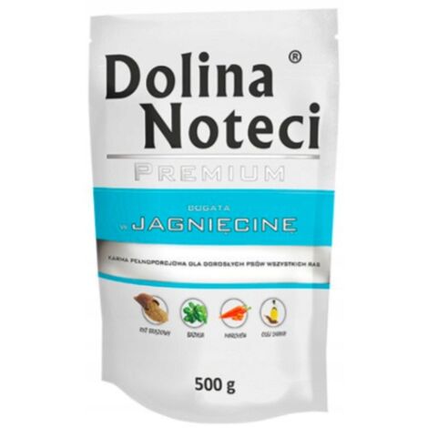 Dolina Noteci Premium con cordero, 10 sobres de 500 g (1/2)