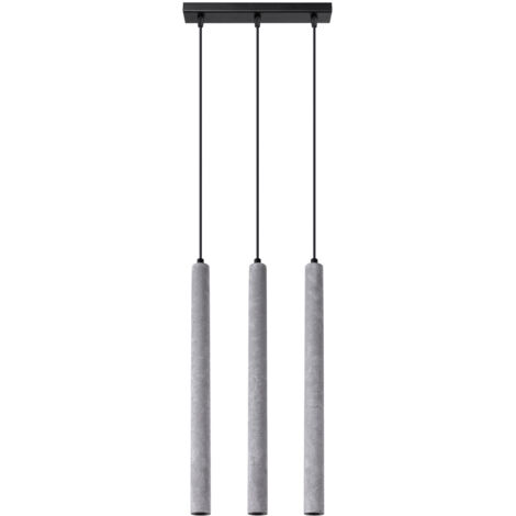 Lámpara colgante de hormigón Pastelo 3L (1/5)