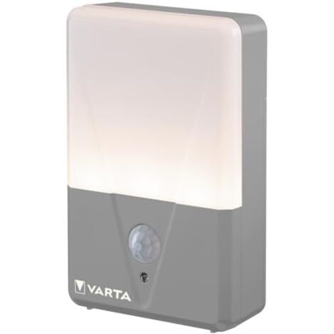 Lámpara LED VARTA con sensor de movimiento, funciona con pilas AAA, 40 lm, apta para exteriores IP44. (1/5)