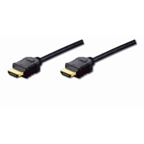 Cable HDMI de alta velocidad 1.4 DIGITUS AK-330114-050-S con Ethernet, HDMI A/HDMI A, 5 m (1/4)