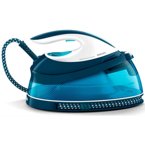 Philips GC7840/20 estación plancha al vapor 2400 W 1,5 L Suela de SteamGlide Azul, Blanco (1/3)