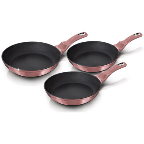 Zestaw 3 patelni 20/24/28CM berlinger haus BH-6170 I-rosa (1/4)