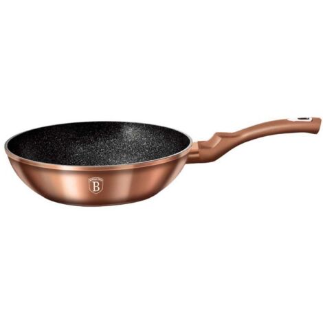 Patelnia granitowa WOK 28cm berlinger haus oro rosa BH-1512 (1/3)