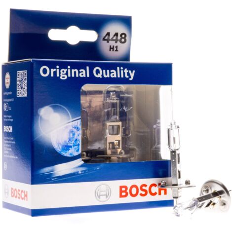 Bombillas halógenas Bosch H1 12V 3000K amarillas 55W P14.5S, 2 unidades (1/4)