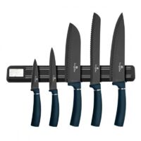 JUEGO DE 5 CUCHILLOS DE COCINA CON HOJA BERLINGER HAUS BH-2537 AGUAMARINA