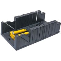 Caja de ingletes Topex 10a848 plástico 326x122x78 mm con abrazaderas