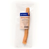 Golosina masticable natural para perros Petmex, croqueta de piel de cerdo de 25 cm, 1 unidad.