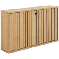 Zapatero colgante Albany, roble natural