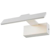 Italux Corto - Lámpara de pared LED moderna blanca, blanco cálido 3000K 420lm