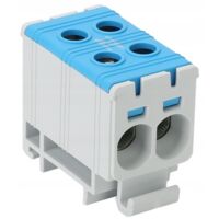 CONECTOR DE BARRAS COLECTORAS Azul 2 x 2,5-35 mm² 135 A TRACON FLEAL-35/2K