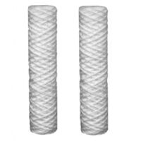 2 insertos de filtro de sedimentos de 10 µm que se adaptan a todas las carcasas de 10"
