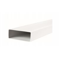 Conducto de ventilación plano 220x90 VENTS 910 PVC 1m