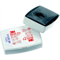 Juego de 2 filtros para colector de polvo 3M 6035 P3