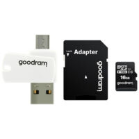 Tarjeta de memoria microSDHC GOODRAM M1A4 UHS-I de 16 GB + Adaptador
