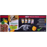 SHEBA Natures Sabores Mixtos en Salsa Sobres Gato 40x85g