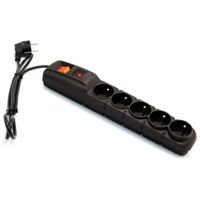 ACAR F5 - REGLETA DE CONECTORES (3 M), COLOR NEGRO