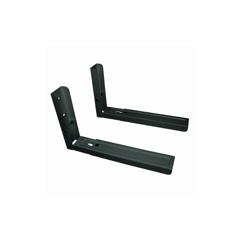 Soporte Plegable Para Microondas - Negro, Ajustable En Altura, Ahorra Espacio En Cocinas Pequeñas - Fácil De Montar Y Seguro
