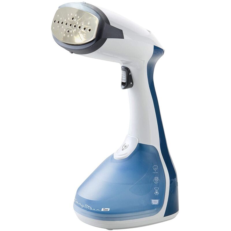 TM Electron TMPPL020 Easy Steam Time plancha de vapor vertical con 1640W de  potencia, cepillo para tejido grueso, listo en 45 seg, 17g/min de vapor  continuo ideal para planchado horizontal o vertical