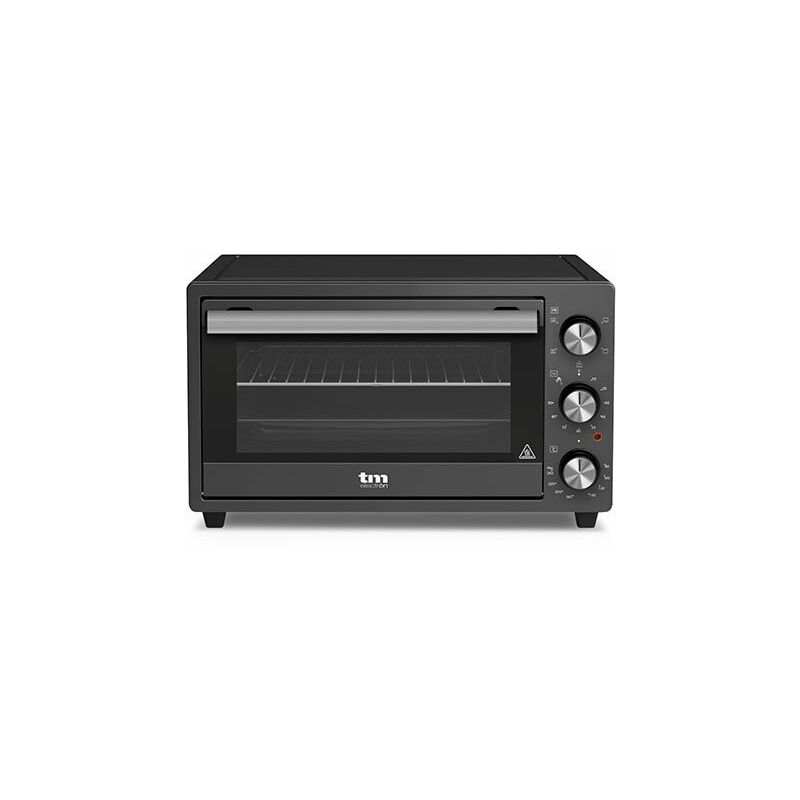 TM Electron TMPHO020 Horno de Convección de Sobremesa, 5 funciones, capacidad de 20 litros, temporizador 90 minutos, temperatura ajustable de 80º hasta 250º, 1500W