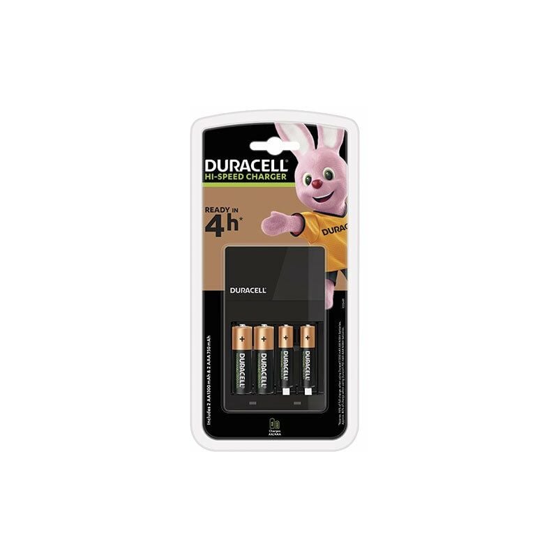 CARGADOR BATERÍAS R03/R6 4X DURACELL