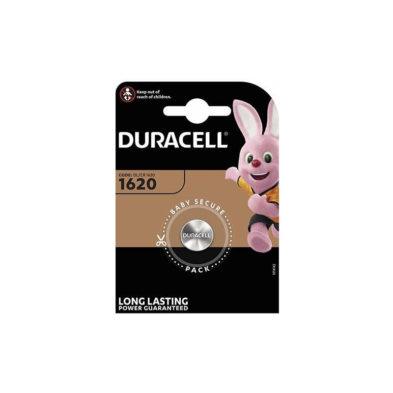 PILA LITIO BOTON 3V CR1620 DURACELL