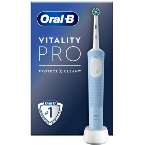 Cepillo de dientes eléctrico Braun Vitality Pro azul – Tecnología de limpieza 3D – 2 modos de cepillado – Cabezales intercambiables (1/5)