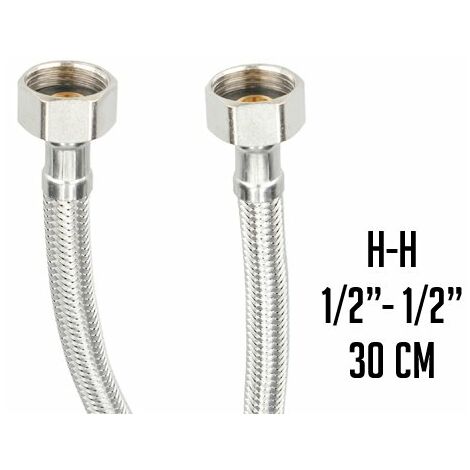 LATIGUILLO INOX. H1/2" X H1/2" 30 CM (1/3)