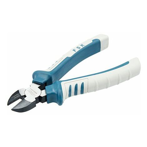 Ferrstock FSKALD018 Alicate de corte diagonal de 200 MM con mango bimaterial