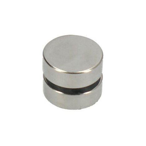 Ferrestock FSKNDC005 Pack de imanes redondos de neodimio (tierras raras) con una fuerza de sujeción super potente, fijación extra, 28x10 mm, 2 unidades