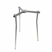 Tripode Regulable Aluminio 70cm Gris Quemadores Gas Vaello