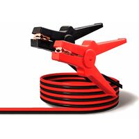 Ferrestock FSKCAB001 Cable de 3.5m de longitud y 25mm2 de sección. Compatible con todo tipo de baterías y modelos de coche.