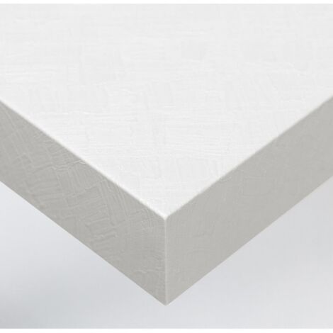 DIMEXACT - Papier peint adhésif effet pierre blanche irisée texturée - 122 cm x 1.5 m - En Rouleau