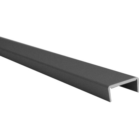 Profilé U pour habillage de chant 9x21.5x9, Brut, lg 1950mm HOMEWELL