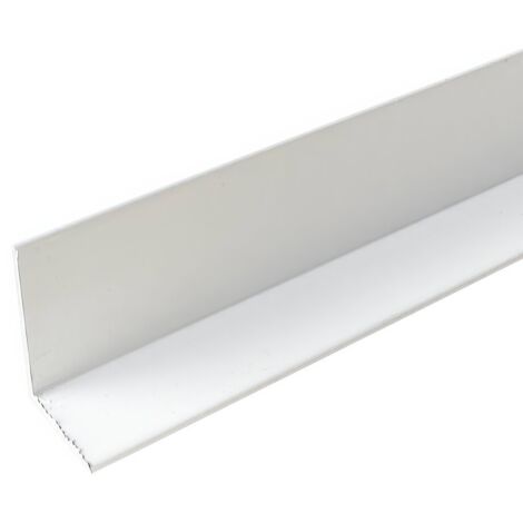 Cornière en aluminium 15mm x25mm x1.3mm, lg 1000mm (Anodisé argent) HOMEWELL