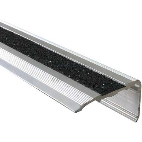 Nez de marche avec bande antidérapante - Anodisé argent Lg 1000mm HOMEWELL