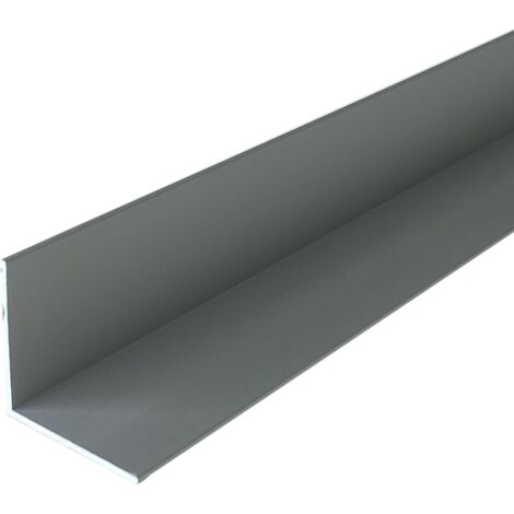Cornière en aluminium 30mm x30mm x1.3mm, lg 1000mm (Anodisé argent) HOMEWELL