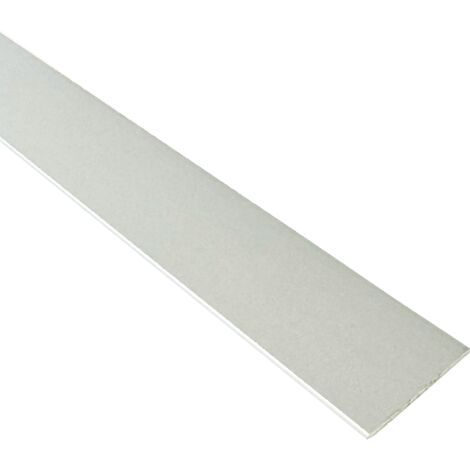 Méplat aluminium (24mm x 1mm x 1950 mm, Anodisé argent) HOMEWELL