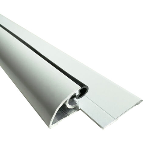 Seuil de porte PMR, Largeur 50mm Lg 930mm + joint d'étanchéité + découpe d'angles - Laqué blanc HOMEWELL