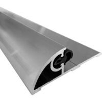 Seuil de porte PMR, Largeur 50mm Lg 1 m + joint d'étanchéité - Finition Brut HOMEWELL
