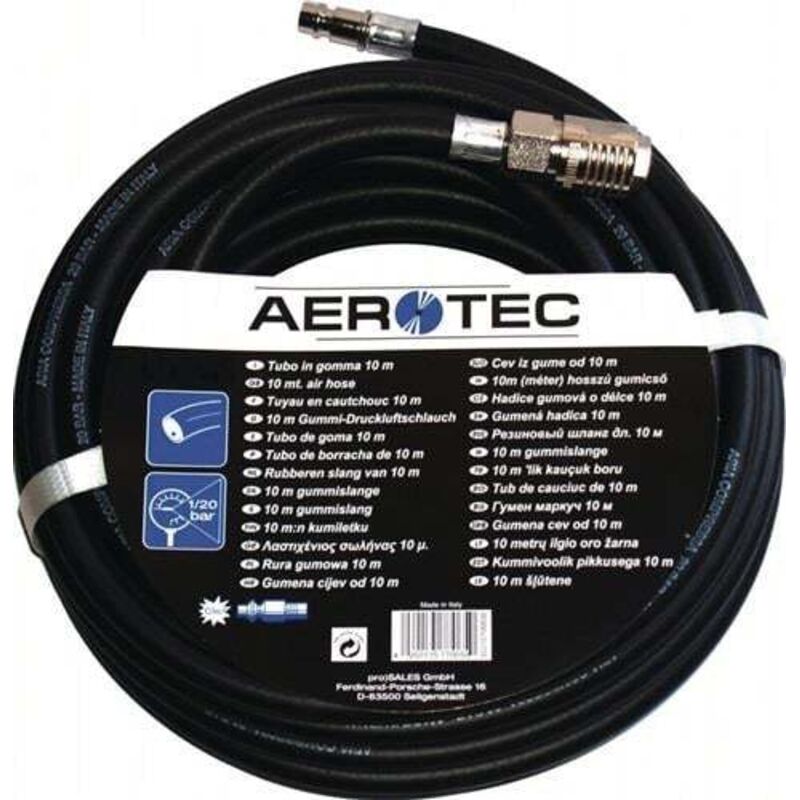 Bobine Air Distance Tuyau Aluminium 3000 PSI - Manomètre Inclus Pour Paintball HPA CO2